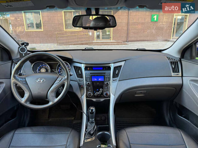 Синій Хендай Соната, об'ємом двигуна 2.36 л та пробігом 200 тис. км за 7500 $, фото 21 на Automoto.ua