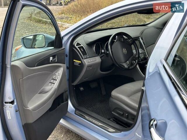 Синий Хендай Соната, объемом двигателя 2.36 л и пробегом 115 тыс. км за 11300 $, фото 10 на Automoto.ua