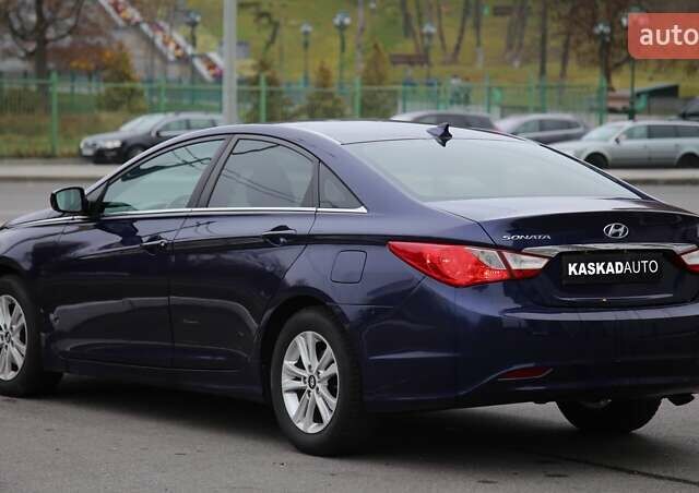 Синий Хендай Соната, объемом двигателя 2.4 л и пробегом 188 тыс. км за 8500 $, фото 3 на Automoto.ua