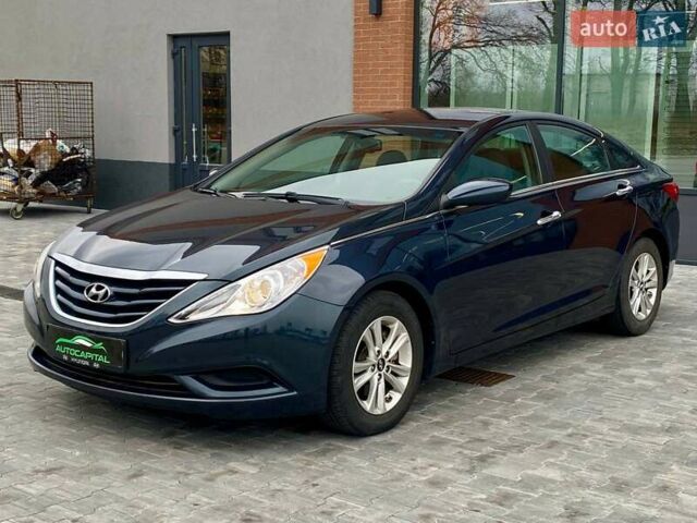 Синий Хендай Соната, объемом двигателя 2.36 л и пробегом 129 тыс. км за 8990 $, фото 6 на Automoto.ua