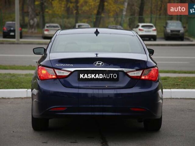 Синий Хендай Соната, объемом двигателя 2.4 л и пробегом 188 тыс. км за 8500 $, фото 4 на Automoto.ua