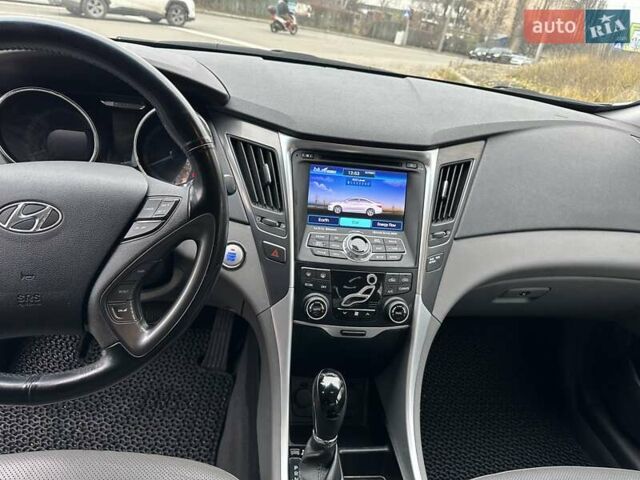 Синий Хендай Соната, объемом двигателя 2.36 л и пробегом 115 тыс. км за 11300 $, фото 9 на Automoto.ua