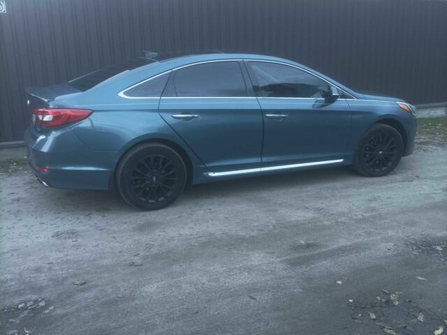 Синий Хендай Соната, объемом двигателя 2.4 л и пробегом 144 тыс. км за 12500 $, фото 16 на Automoto.ua