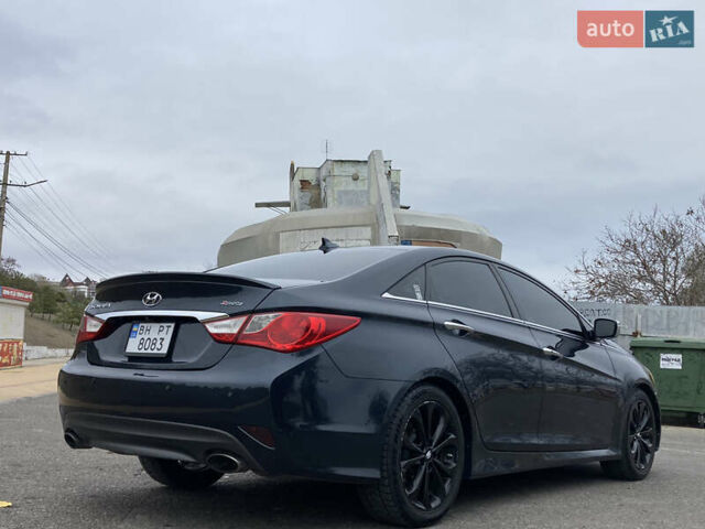 Синий Хендай Соната, объемом двигателя 2.4 л и пробегом 205 тыс. км за 9900 $, фото 3 на Automoto.ua