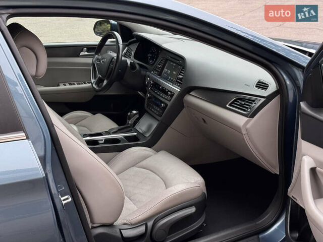 Синий Хендай Соната, объемом двигателя 2.36 л и пробегом 174 тыс. км за 12500 $, фото 21 на Automoto.ua