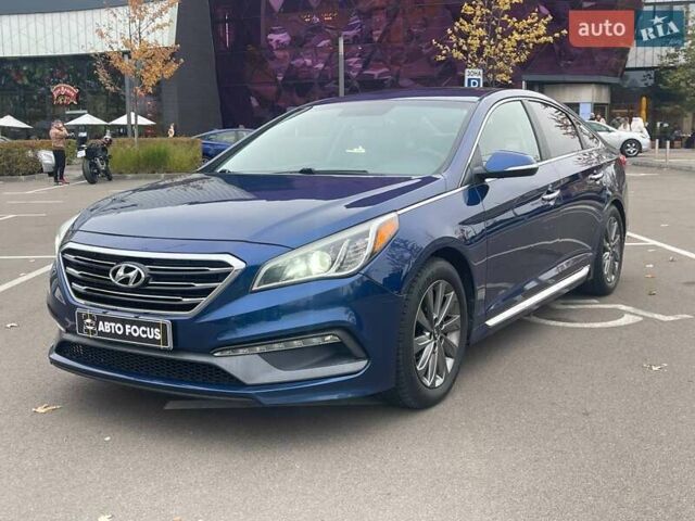 Хендай Соната 2014 у Києві на Automoto.ua Синій Хендай Соната, об'ємом двигуна 2.36 л та пробігом 176 тис. км за 15490 $, фото 3 на Automoto.ua