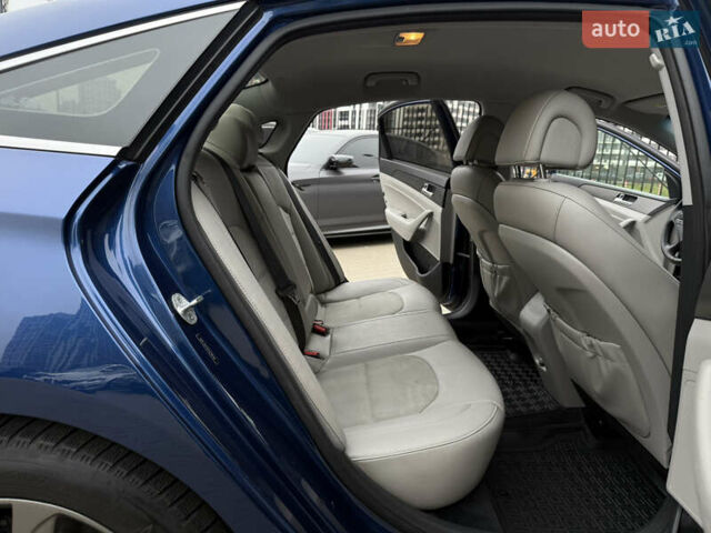 Синий Хендай Соната, объемом двигателя 2.36 л и пробегом 170 тыс. км за 9500 $, фото 17 на Automoto.ua