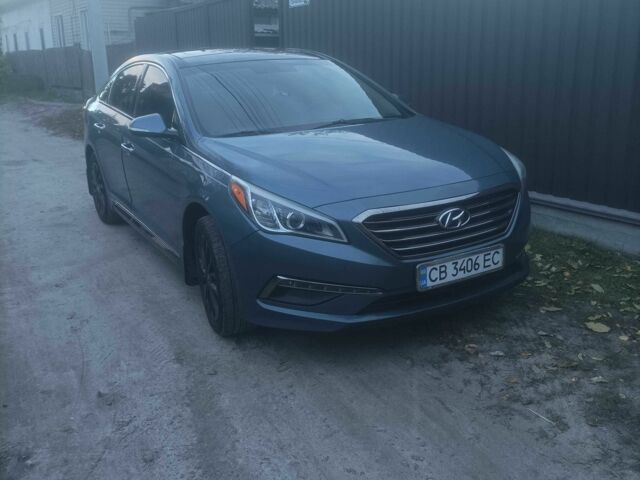 Синий Хендай Соната, объемом двигателя 2.4 л и пробегом 144 тыс. км за 12500 $, фото 15 на Automoto.ua