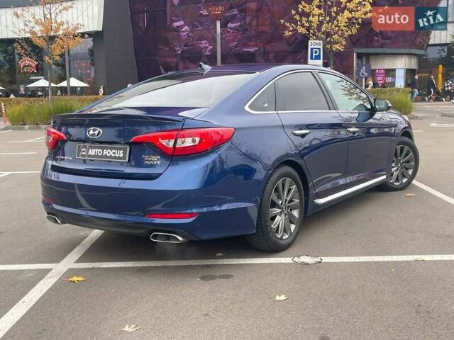 Хендай Соната 2014 у Києві на Automoto.ua Синій Хендай Соната, об'ємом двигуна 2.36 л та пробігом 176 тис. км за 15490 $, фото 6 на Automoto.ua