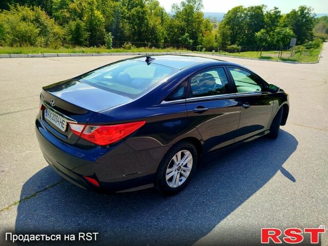 Синий Хендай Соната, объемом двигателя 2.4 л и пробегом 127 тыс. км за 8000 $, фото 2 на Automoto.ua