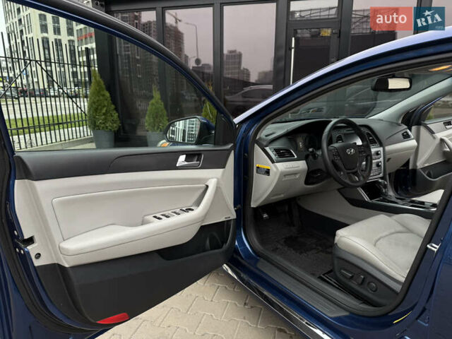 Синий Хендай Соната, объемом двигателя 2.36 л и пробегом 170 тыс. км за 9500 $, фото 14 на Automoto.ua