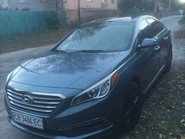 Синий Хендай Соната, объемом двигателя 2.4 л и пробегом 144 тыс. км за 12500 $, фото 13 на Automoto.ua
