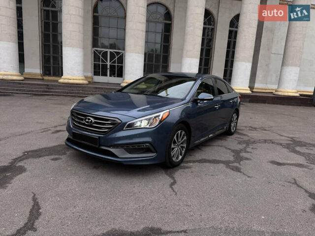 Синий Хендай Соната, объемом двигателя 2.36 л и пробегом 174 тыс. км за 12500 $, фото 63 на Automoto.ua