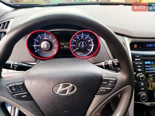 Синий Хендай Соната, объемом двигателя 2.4 л и пробегом 127 тыс. км за 8000 $, фото 4 на Automoto.ua