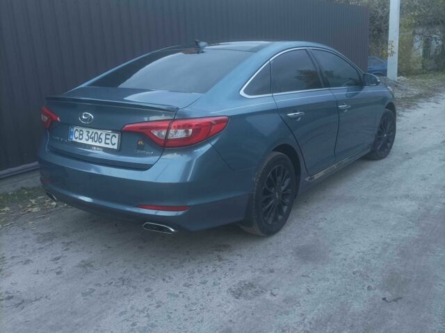 Синий Хендай Соната, объемом двигателя 2.4 л и пробегом 144 тыс. км за 12500 $, фото 18 на Automoto.ua