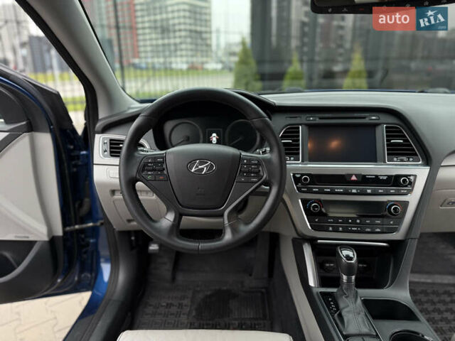 Синий Хендай Соната, объемом двигателя 2.36 л и пробегом 170 тыс. км за 9500 $, фото 23 на Automoto.ua