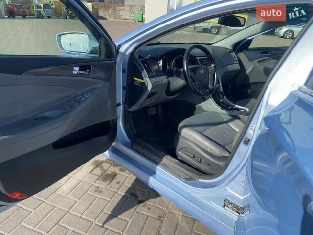 Синий Хендай Соната, объемом двигателя 2.4 л и пробегом 157 тыс. км за 10500 $, фото 11 на Automoto.ua