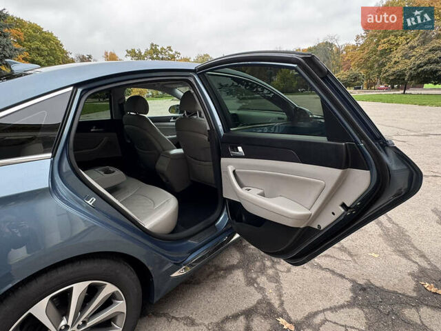 Синий Хендай Соната, объемом двигателя 2.36 л и пробегом 174 тыс. км за 12500 $, фото 54 на Automoto.ua