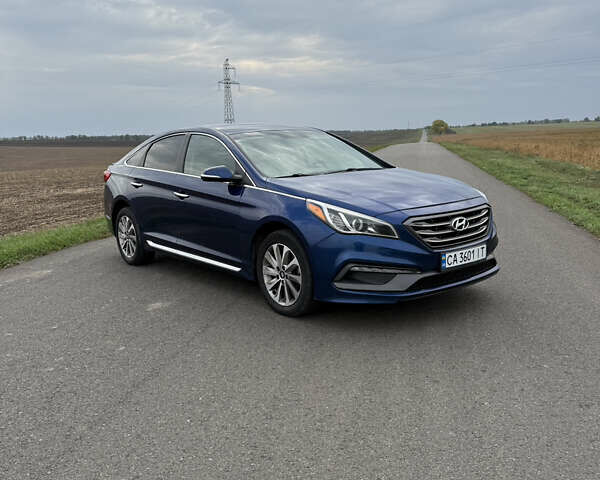 Синій Хендай Соната, об'ємом двигуна 2.36 л та пробігом 145 тис. км за 8700 $, фото 3 на Automoto.ua