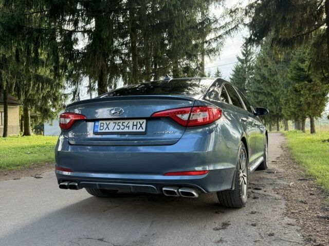 Синій Хендай Соната, об'ємом двигуна 2 л та пробігом 181 тис. км за 11000 $, фото 3 на Automoto.ua