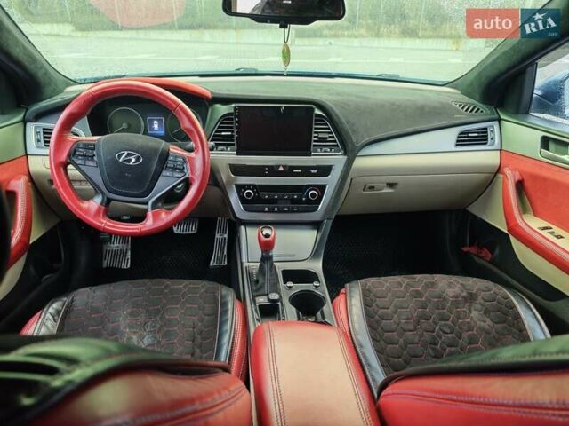 Синий Хендай Соната, объемом двигателя 2.36 л и пробегом 100 тыс. км за 9999 $, фото 11 на Automoto.ua