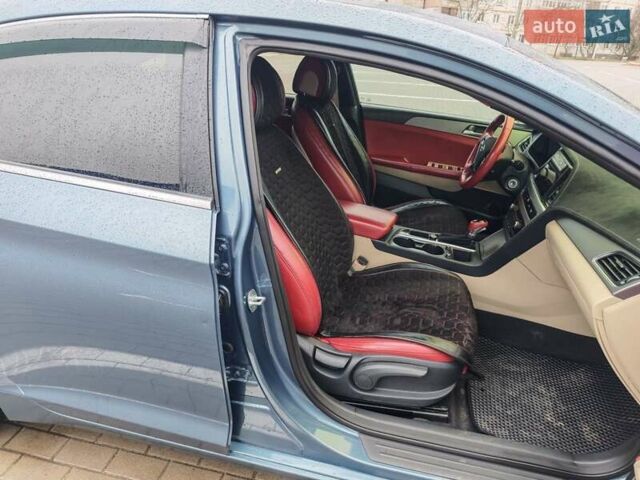 Синий Хендай Соната, объемом двигателя 2.36 л и пробегом 100 тыс. км за 9999 $, фото 18 на Automoto.ua