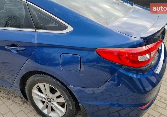 Синий Хендай Соната, объемом двигателя 2.36 л и пробегом 110 тыс. км за 8450 $, фото 9 на Automoto.ua