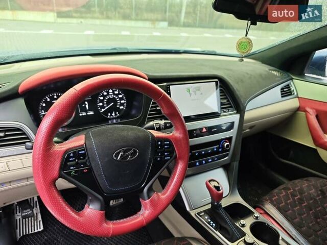 Синий Хендай Соната, объемом двигателя 2.36 л и пробегом 100 тыс. км за 9999 $, фото 27 на Automoto.ua