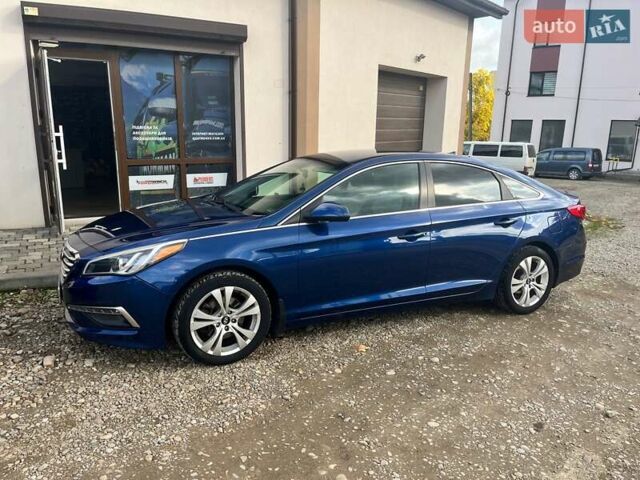 Синій Хендай Соната, об'ємом двигуна 2.4 л та пробігом 127 тис. км за 10500 $, фото 4 на Automoto.ua
