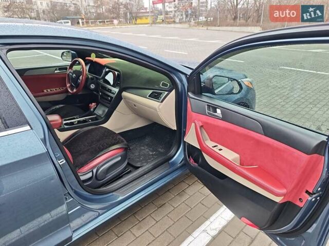 Синий Хендай Соната, объемом двигателя 2.36 л и пробегом 100 тыс. км за 9999 $, фото 17 на Automoto.ua
