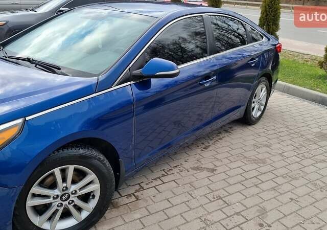 Синий Хендай Соната, объемом двигателя 2.36 л и пробегом 110 тыс. км за 8450 $, фото 11 на Automoto.ua