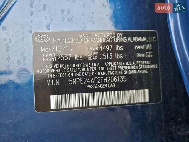 Синий Хендай Соната, объемом двигателя 2.4 л и пробегом 63 тыс. км за 1000 $, фото 11 на Automoto.ua
