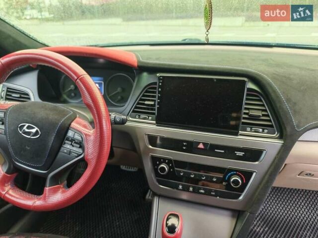 Синий Хендай Соната, объемом двигателя 2.36 л и пробегом 100 тыс. км за 9999 $, фото 22 на Automoto.ua