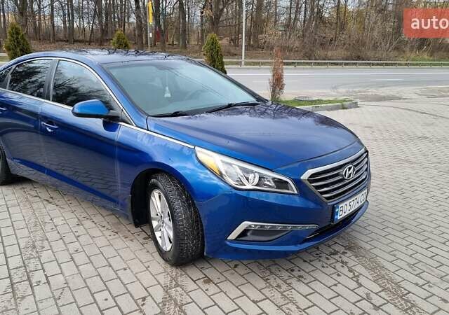 Синий Хендай Соната, объемом двигателя 2.36 л и пробегом 110 тыс. км за 8450 $, фото 3 на Automoto.ua