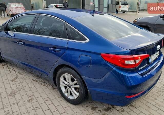 Синий Хендай Соната, объемом двигателя 2.36 л и пробегом 110 тыс. км за 8450 $, фото 8 на Automoto.ua