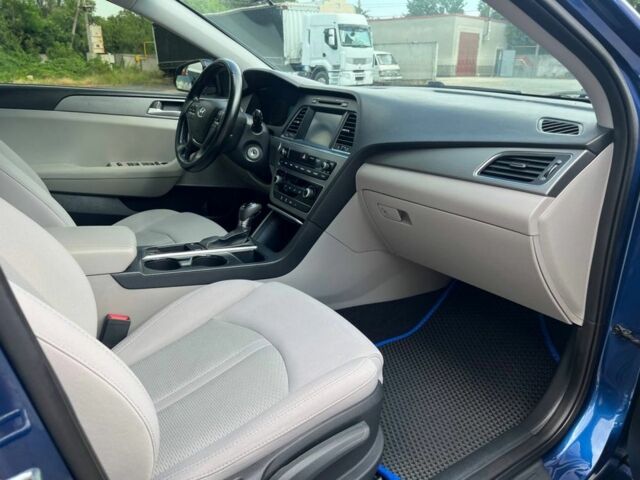 Синий Хендай Соната, объемом двигателя 2.4 л и пробегом 140 тыс. км за 8600 $, фото 7 на Automoto.ua