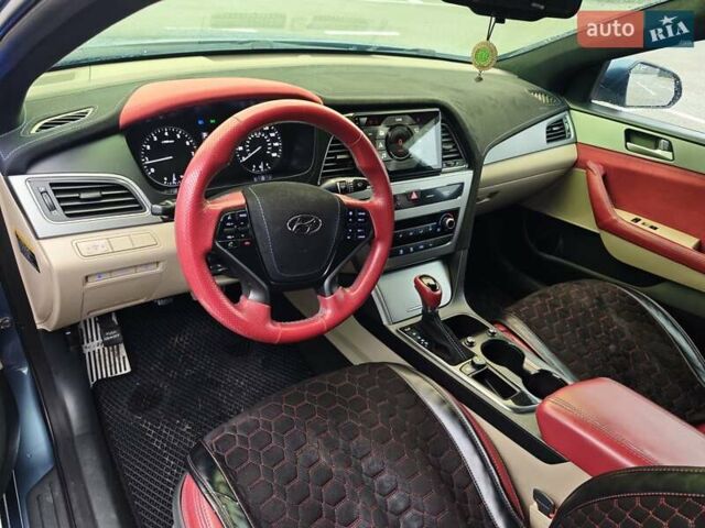 Синий Хендай Соната, объемом двигателя 2.36 л и пробегом 100 тыс. км за 9999 $, фото 23 на Automoto.ua