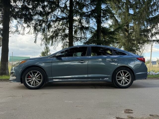 Синій Хендай Соната, об'ємом двигуна 2 л та пробігом 181 тис. км за 11000 $, фото 2 на Automoto.ua