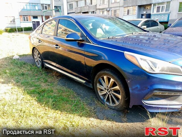 Синій Хендай Соната, об'ємом двигуна 2.4 л та пробігом 210 тис. км за 5300 $, фото 1 на Automoto.ua