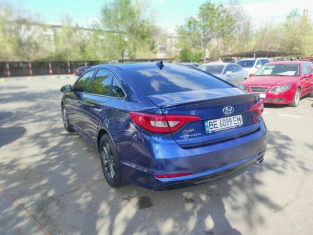 Синий Хендай Соната, объемом двигателя 2.4 л и пробегом 256 тыс. км за 7973 $, фото 2 на Automoto.ua