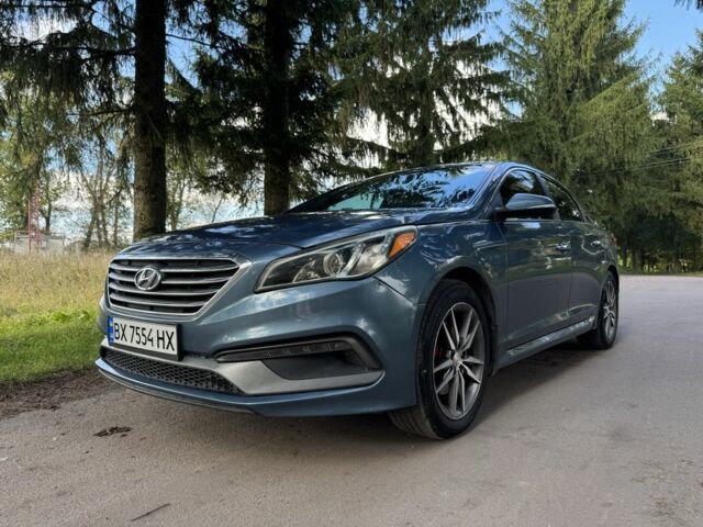 Синій Хендай Соната, об'ємом двигуна 2 л та пробігом 181 тис. км за 11000 $, фото 1 на Automoto.ua