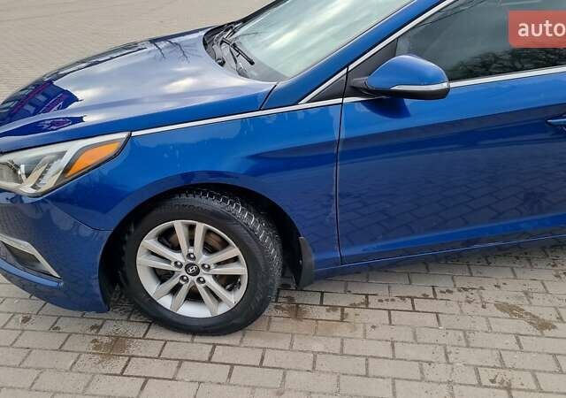 Синий Хендай Соната, объемом двигателя 2.36 л и пробегом 110 тыс. км за 8450 $, фото 10 на Automoto.ua