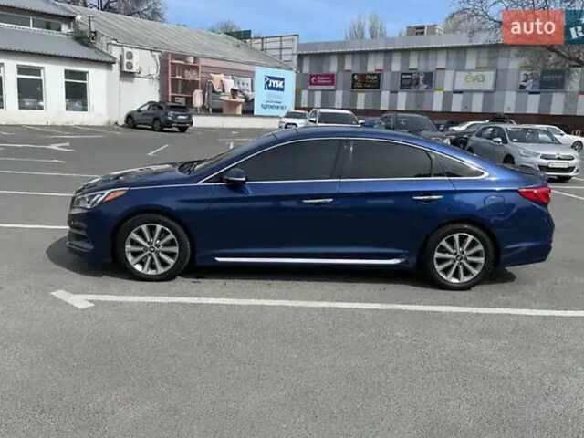 Синий Хендай Соната, объемом двигателя 2.36 л и пробегом 145 тыс. км за 10500 $, фото 10 на Automoto.ua