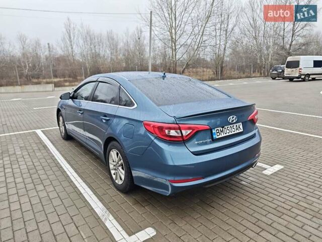 Синий Хендай Соната, объемом двигателя 2.36 л и пробегом 100 тыс. км за 9999 $, фото 4 на Automoto.ua