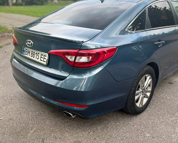 Синий Хендай Соната, объемом двигателя 2.36 л и пробегом 179 тыс. км за 10500 $, фото 5 на Automoto.ua