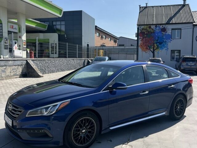 Синий Хендай Соната, объемом двигателя 2.4 л и пробегом 170 тыс. км за 10500 $, фото 9 на Automoto.ua