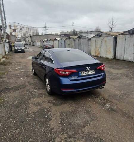 Синий Хендай Соната, объемом двигателя 2.36 л и пробегом 138 тыс. км за 8900 $, фото 5 на Automoto.ua