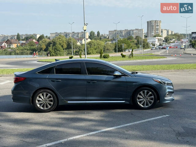 Синий Хендай Соната, объемом двигателя 2.4 л и пробегом 78 тыс. км за 11700 $, фото 14 на Automoto.ua