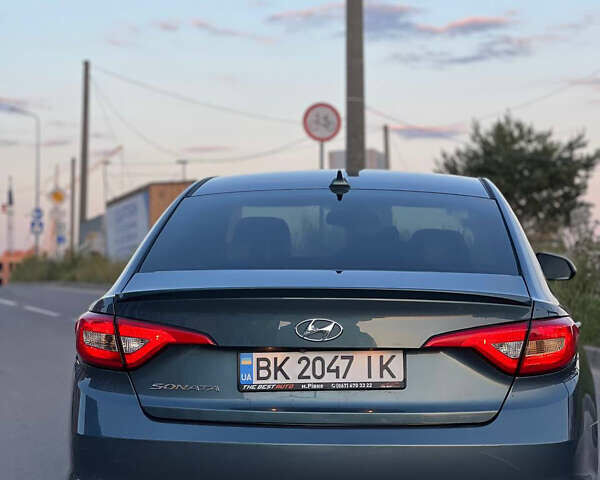 Синий Хендай Соната, объемом двигателя 2.4 л и пробегом 205 тыс. км за 12500 $, фото 5 на Automoto.ua