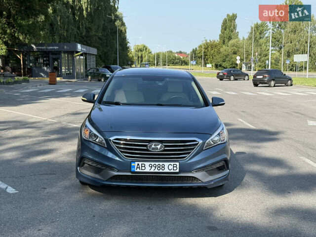 Синий Хендай Соната, объемом двигателя 2.4 л и пробегом 78 тыс. км за 11700 $, фото 16 на Automoto.ua
